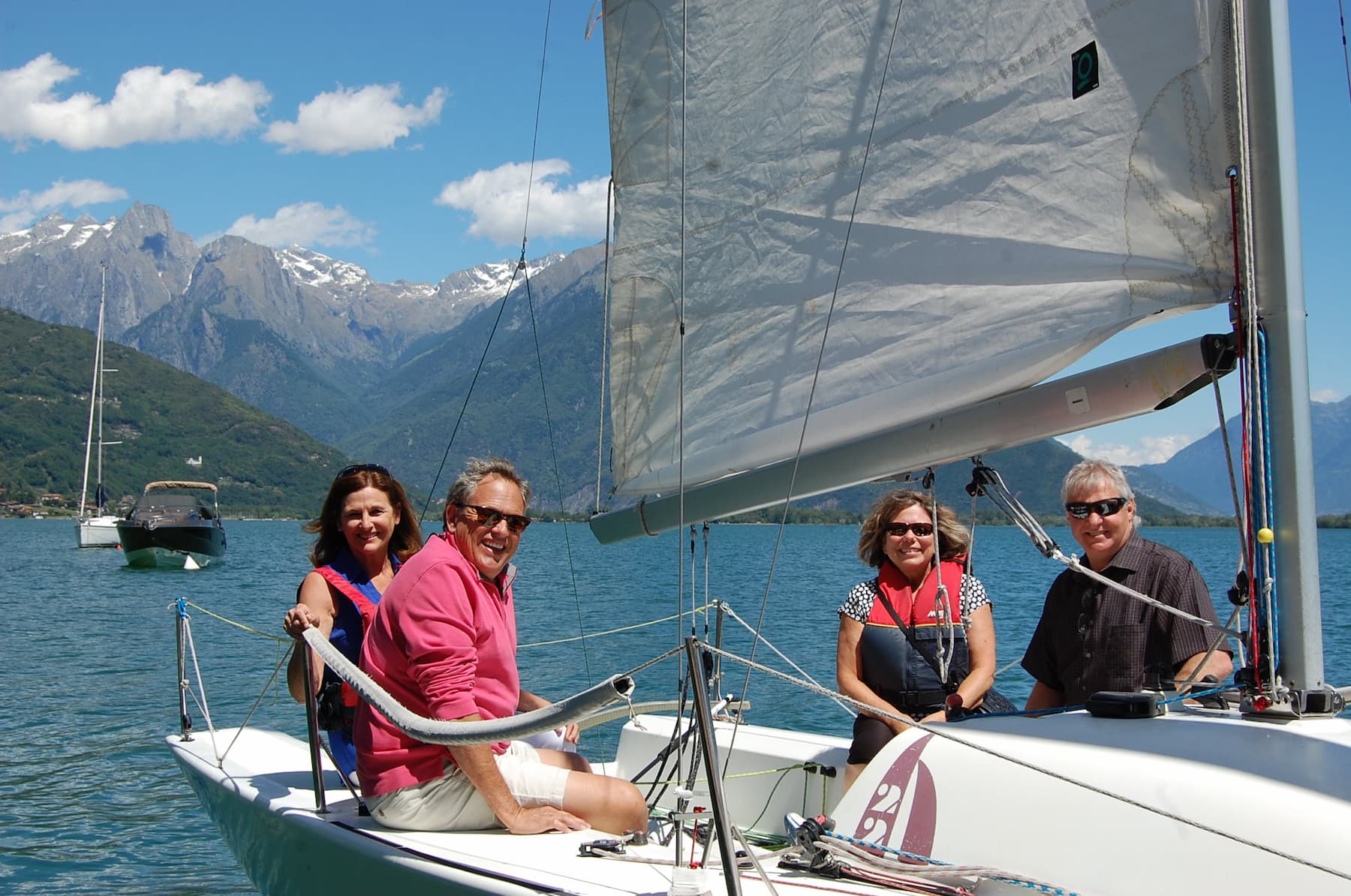 Barca a vela - Lago di Como