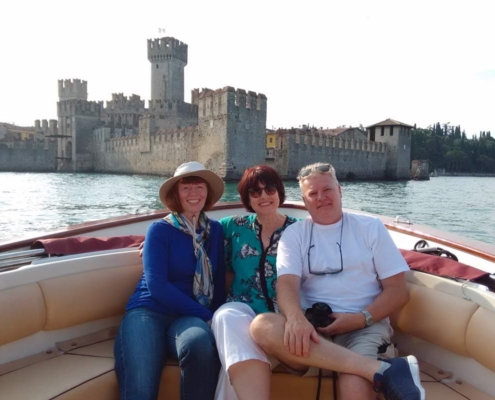 Walking and sailing in Sirmione